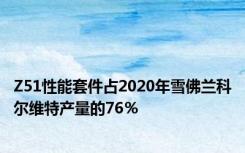 Z51性能套件占2020年雪佛兰科尔维特产量的76％