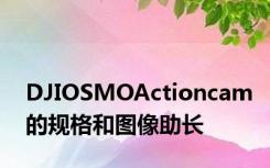 DJIOSMOActioncam的规格和图像助长