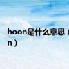 hoon是什么意思（hoon）