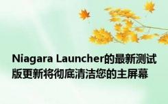 Niagara Launcher的最新测试版更新将彻底清洁您的主屏幕