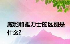 威驰和雅力士的区别是什么?