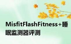 MisfitFlashFitness+睡眠监测器评测