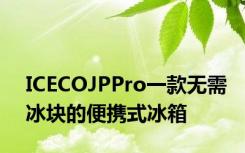 ICECOJPPro一款无需冰块的便携式冰箱