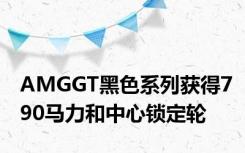 AMGGT黑色系列获得790马力和中心锁定轮