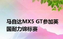 马自达MX5 GT参加英国耐力锦标赛