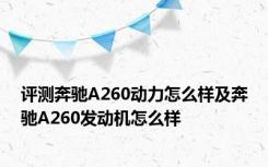 评测奔驰A260动力怎么样及奔驰A260发动机怎么样