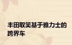 丰田取笑基于雅力士的跨界车