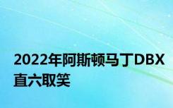 2022年阿斯顿马丁DBX直六取笑