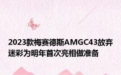 2023款梅赛德斯AMGC43放弃迷彩为明年首次亮相做准备